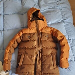 Marmot Two-Tone Brown and Orange Jacket